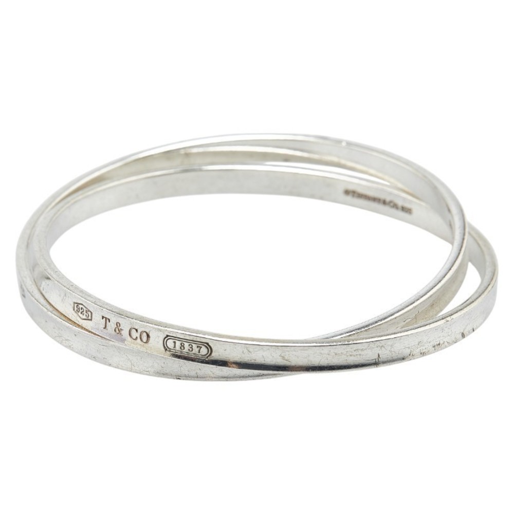 Tiffany Interlocking Circle Bangle Silver Co - image 1